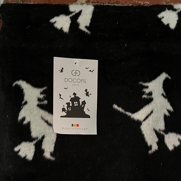 Black and White Witch Blanket - Picture 1 of 8